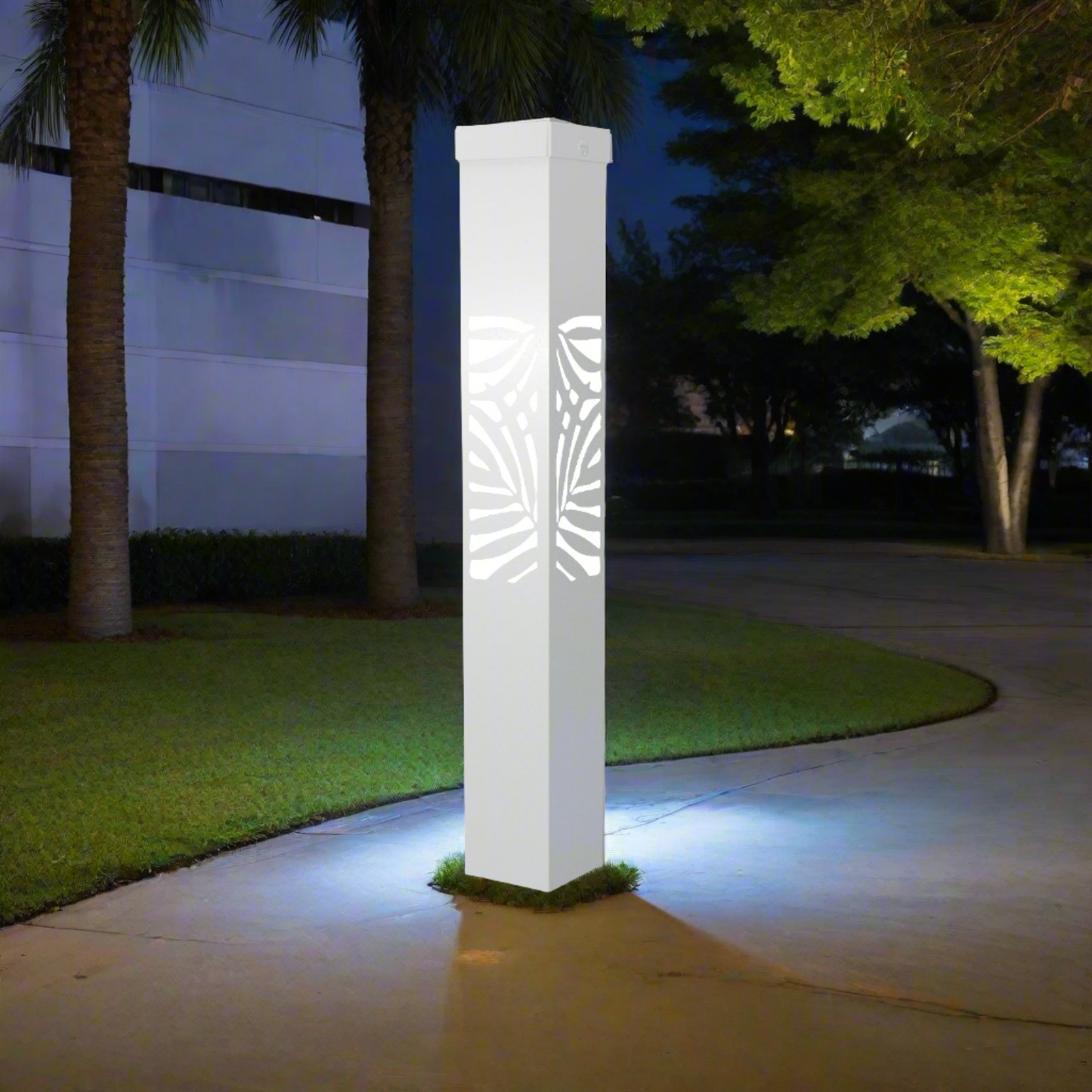 Sleek Lightweight Outdoor Lighting | Island Palm Buy now | Alania Architectural Products